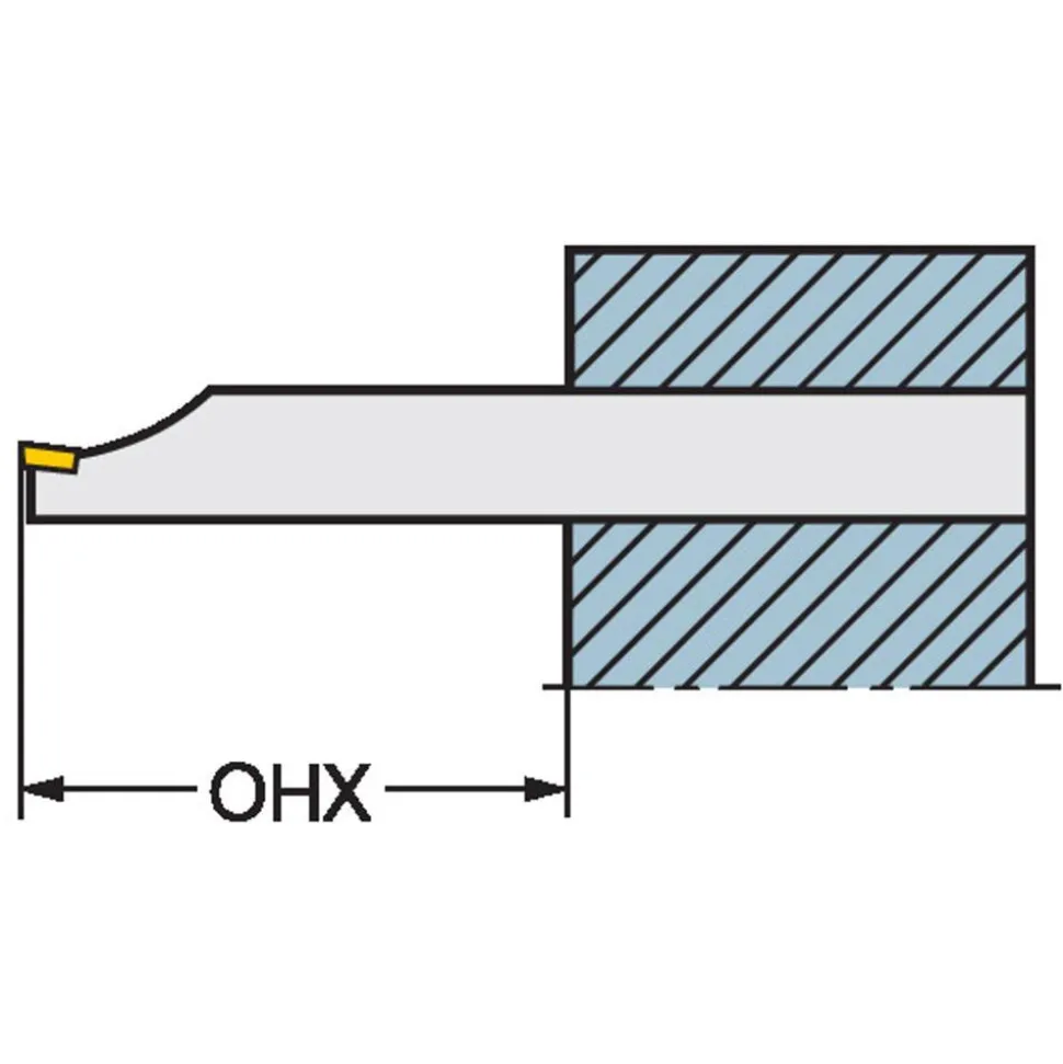 Indexable Threading Toolholder: Internal & External, Right Hand, 23.01 x 1" Shank