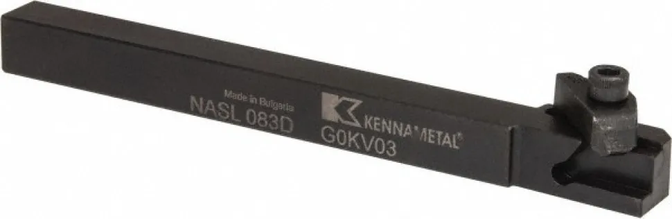 Indexable Threading Toolholder: Internal & External, Left Hand, 1/2 x 1/2" Shank