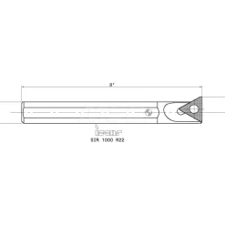 Indexable Threading Toolholder: Internal, Right Hand, 1 x 1" Shank