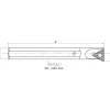 Indexable Threading Toolholder: Internal, Left Hand, 1 x 1" Shank