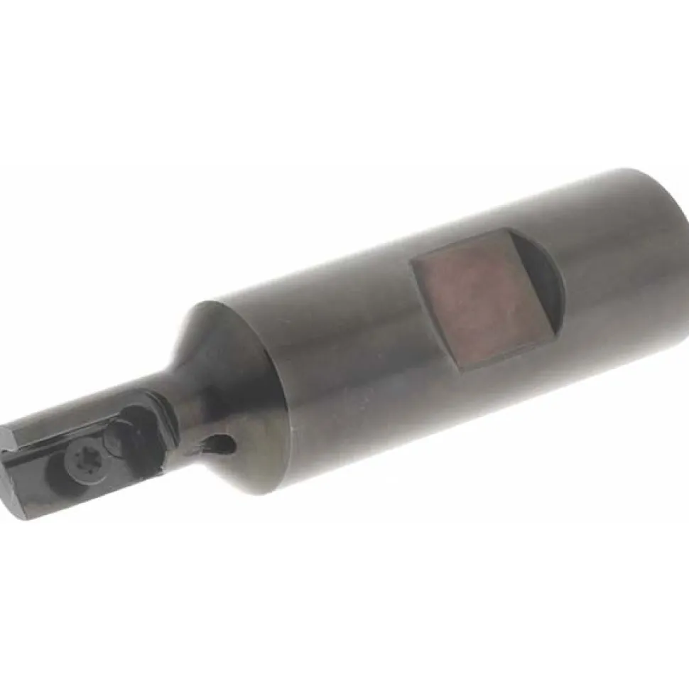 Indexable Thread Mill: 0.5" Cut Dia, 0.7" Max Hole Depth, Alloy Steel