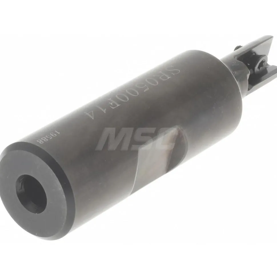 Indexable Thread Mill: 0.5" Cut Dia, 0.7" Max Hole Depth, Alloy Steel