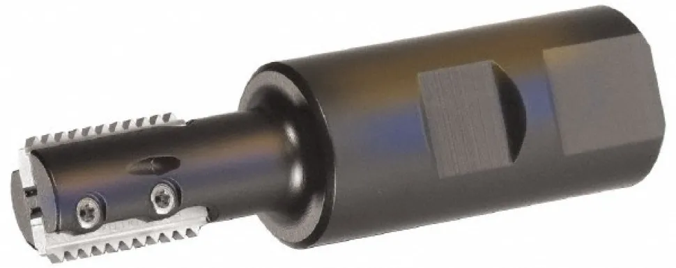 Indexable Thread Mill: 0.67" Cut Dia, 1.45" Max Hole Depth, Internal & External