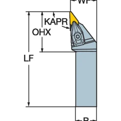 Indexable Turning Toolholder: Wedge