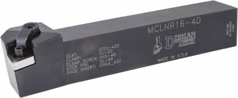 Indexable Turning Toolholder: Clamp & Pin