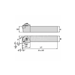 Indexable Turning Toolholder: Clamp & Screw