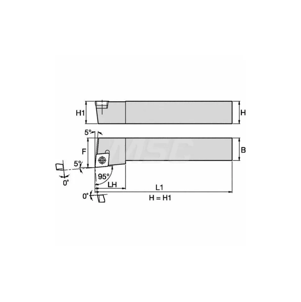 Indexable Turning Toolholder: SCLCR & L123, Screw