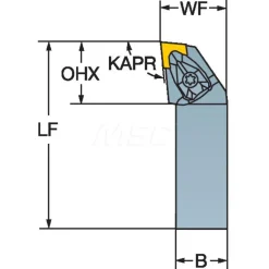 Indexable Turning Toolholder: Wedge
