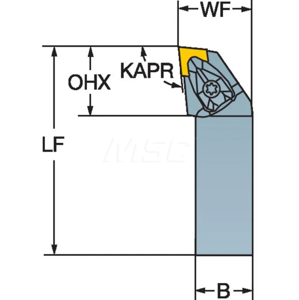 Indexable Turning Toolholder: Wedge