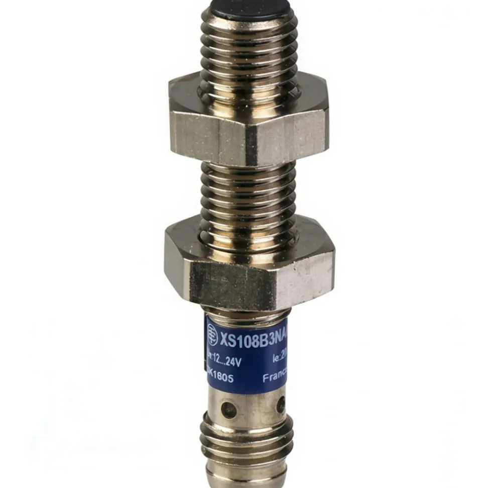 Inductive Proximity Sensor: Cylinder Shielded, 0.06" Detection Distance