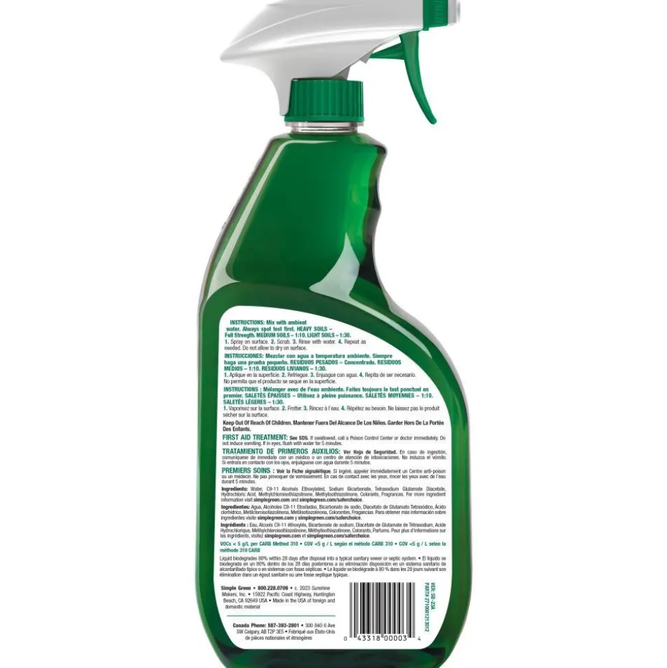 Industrial Cleaner & Degreaser, 24 oz Spray Bottle