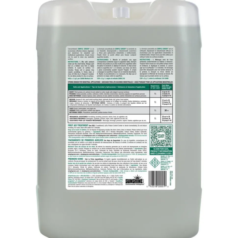 Industrial Cleaner & Degreaser, 5 gal Pail