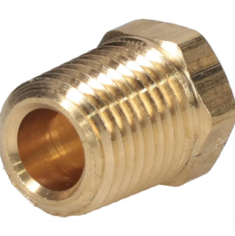 Industrial Pipe Hex Plug: 1/4" Male Thread, MNPTF