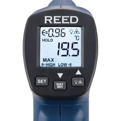 Infrared Thermometers: Display Type: LCD; Accuracy: ±4°F (2°C) or ±2% rdg.; Compatible Surface Type: Dull, Dark, Light, Concrete