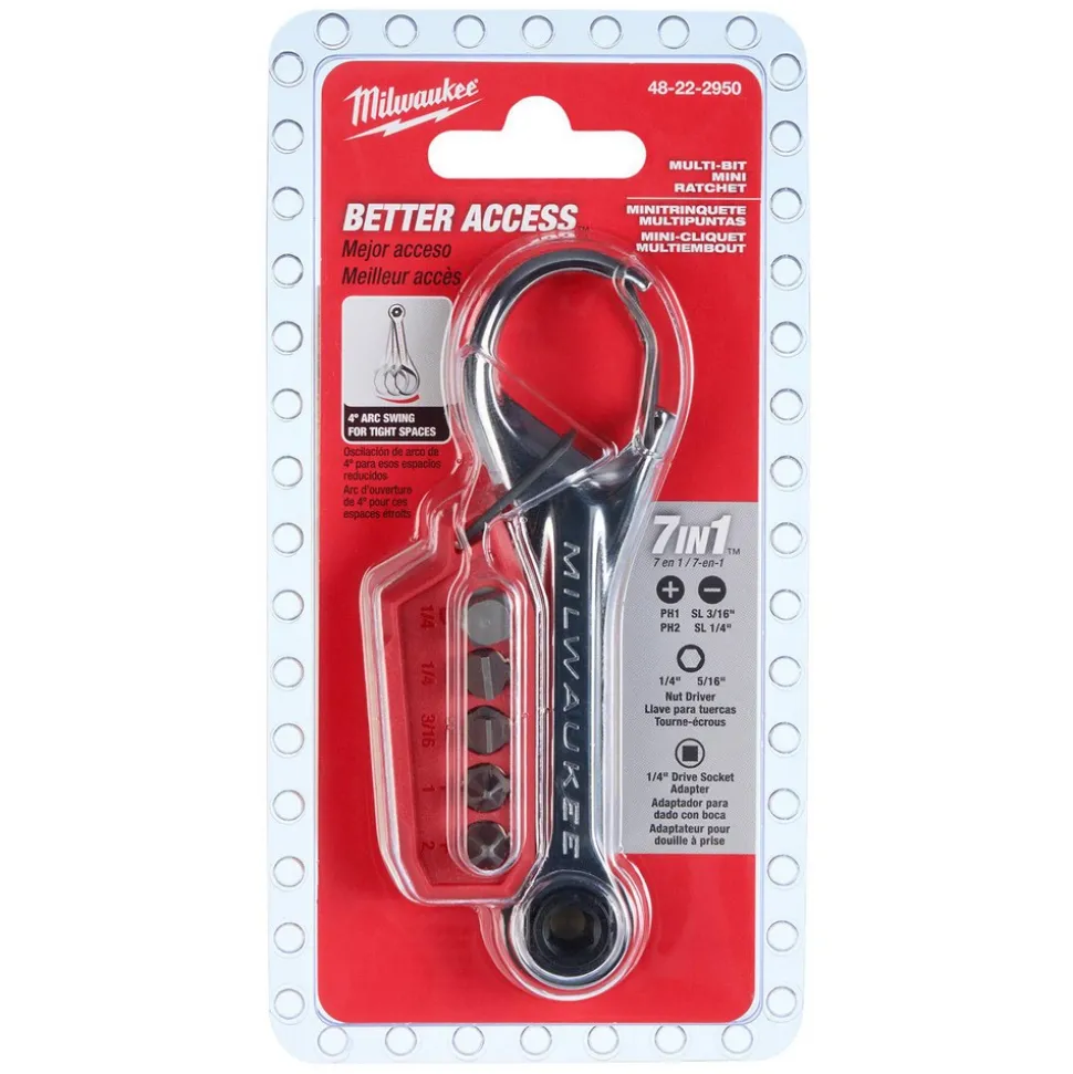 7-in-1 Multi-Bit Mini Ratchet