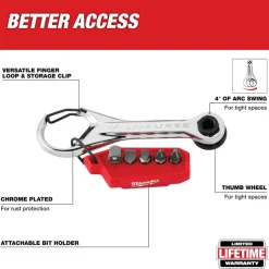 7-in-1 Multi-Bit Mini Ratchet