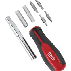 11-in-1 Multi-Bit Screwdriver with Square Drive