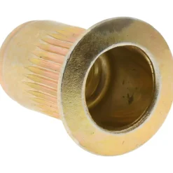 #10-32, 0.296 Insert Dia, 0.475" OAL, Knurled Body Open End Threaded Insert
