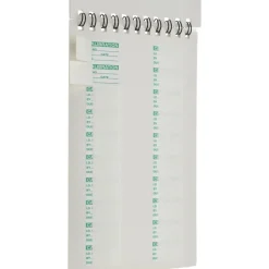 Inspection & Quality Label: "Calibration I.D. No.__ By__Date__Due__", Rectangle, 1" Wide