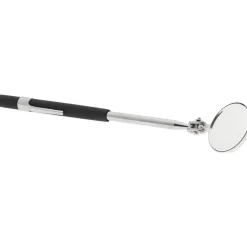 Inspection Mirror: Round, Vinyl Handle