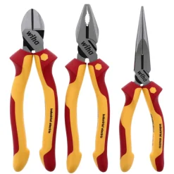Insulated Cutter & Plier Set: 3 Pc