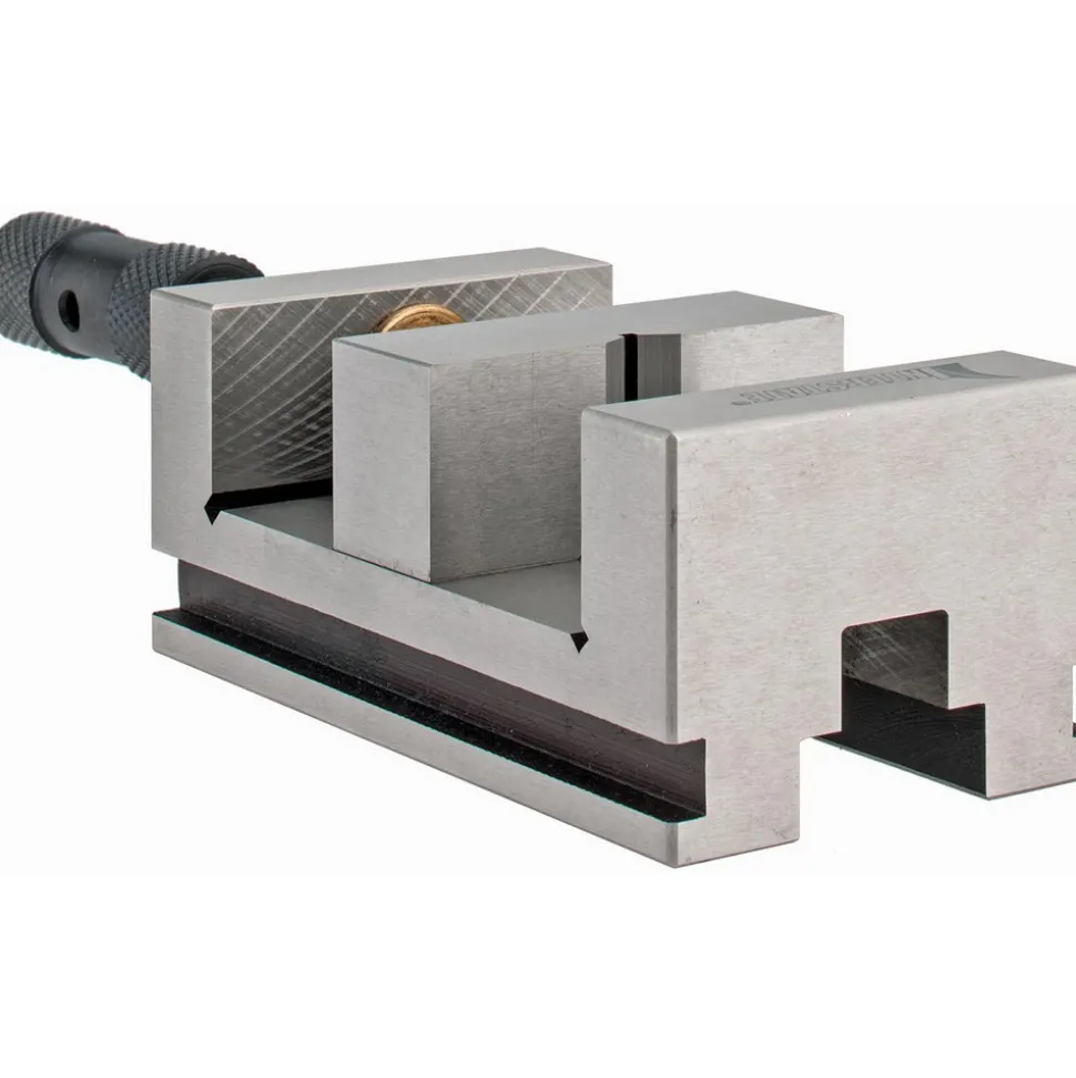 2-3/8" Jaw Width, 2-1/8" Jaw Opening Capacity, 1" Jaw Height, Toolmaker's Vise