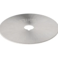 Jeweler's Saw: 3" Dia, 0.057" Thick, 1/2" Arbor Hole, 168 Teeth, High Speed Steel