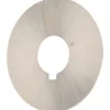 Jeweler's Saw: 3" Dia, 0.04" Thick, 1" Arbor Hole, 168 Teeth, High Speed Steel