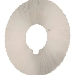 Jeweler's Saw: 3" Dia, 0.04" Thick, 1" Arbor Hole, 168 Teeth, High Speed Steel