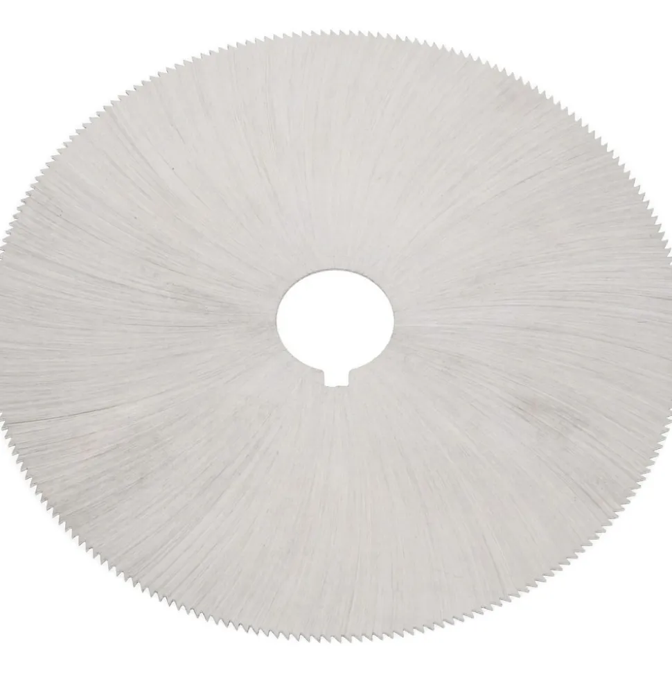 Jeweler's Saw: 3" Dia, 0.02" Thick, 1/2" Arbor Hole, 220 Teeth, High Speed Steel