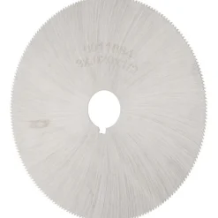 Jeweler's Saw: 3" Dia, 0.02" Thick, 1/2" Arbor Hole, 220 Teeth, High Speed Steel