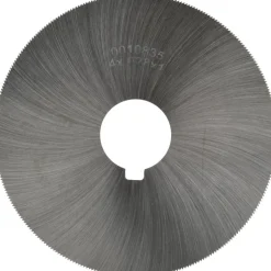Jeweler's Saw: 4" Dia, 0.028" Thick, 1" Arbor Hole, 310 Teeth, High Speed Steel
