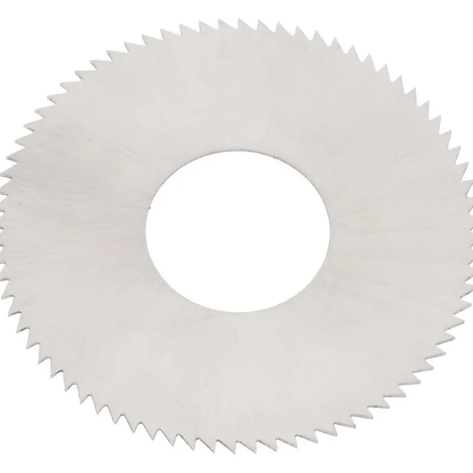 Jeweler's Saw: 1" Dia, 0.01" Thick, 3/8" Arbor Hole, 98 Teeth, High Speed Steel