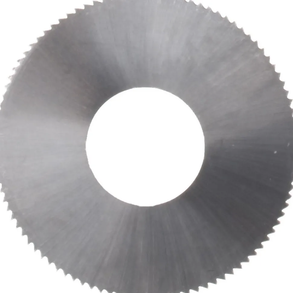 Jeweler's Saw: 1" Dia, 0.032" Thick, 3/8" Arbor Hole, 98 Teeth, Solid Carbide