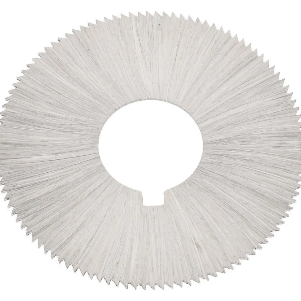 Jeweler's Saw: 1-1/2" Dia, 0.02" Thick, 1/2" Arbor Hole, 110 Teeth, High Speed Steel
