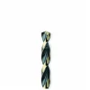 Jobber Length Drill Bit: 1/4" (0.2500) Dia, 135 deg, HSS
