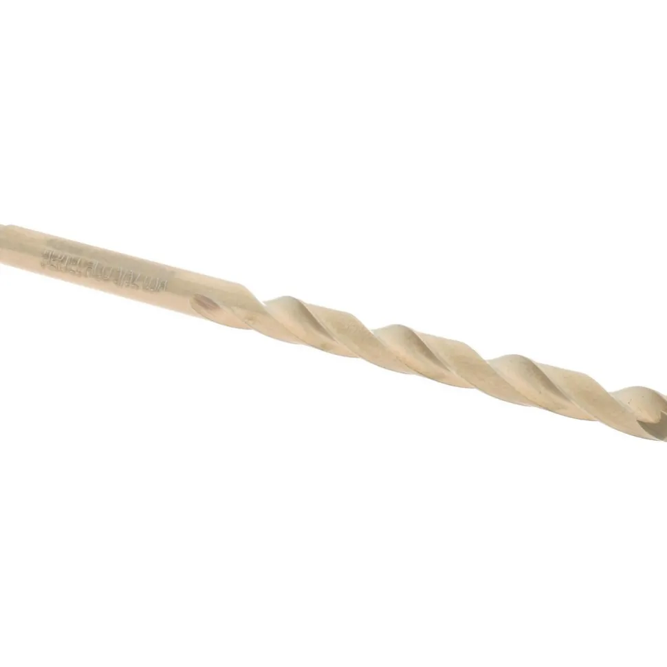 Jobber Length Drill Bit: 5/32" (0.1562) Dia, 135 deg, Cobalt