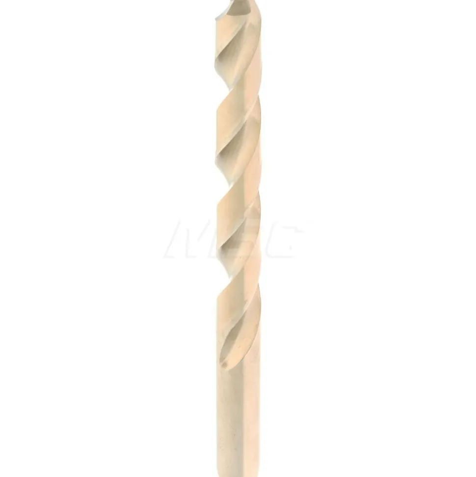 Jobber Length Drill Bit: 3/8" (0.3750) Dia, 135 deg, Cobalt