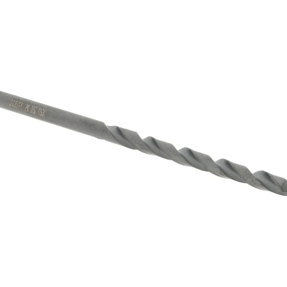 Jobber Length Drill Bit: #29 (0.1360) Dia, 118 deg, HSS