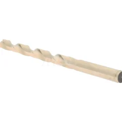 Jobber Length Drill Bit: 17/64" (0.2656) Dia, 135 deg, Cobalt