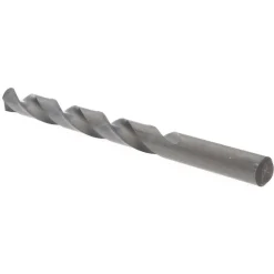 Jobber Length Drill Bit: 31/64" (0.4844) Dia, 118 deg, HSS