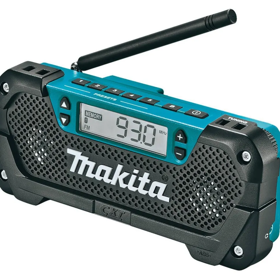 Job Site Radios: Job Site Radio Type: Cordless; Radio Reception: FM, AM; Power Type: Battery, Electric