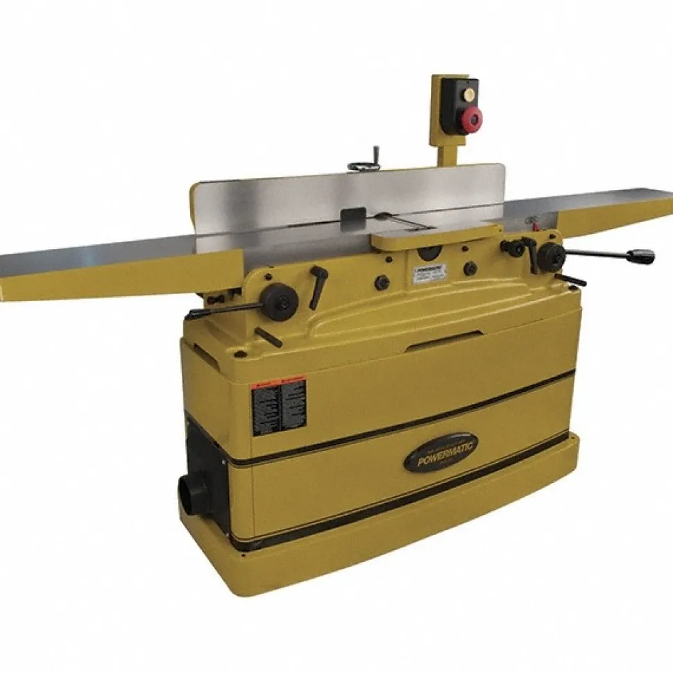 Jointer: 8" Max Width, 1/2" Max Depth, 230 V, Single Phase, 2 hp, 7000 RPM