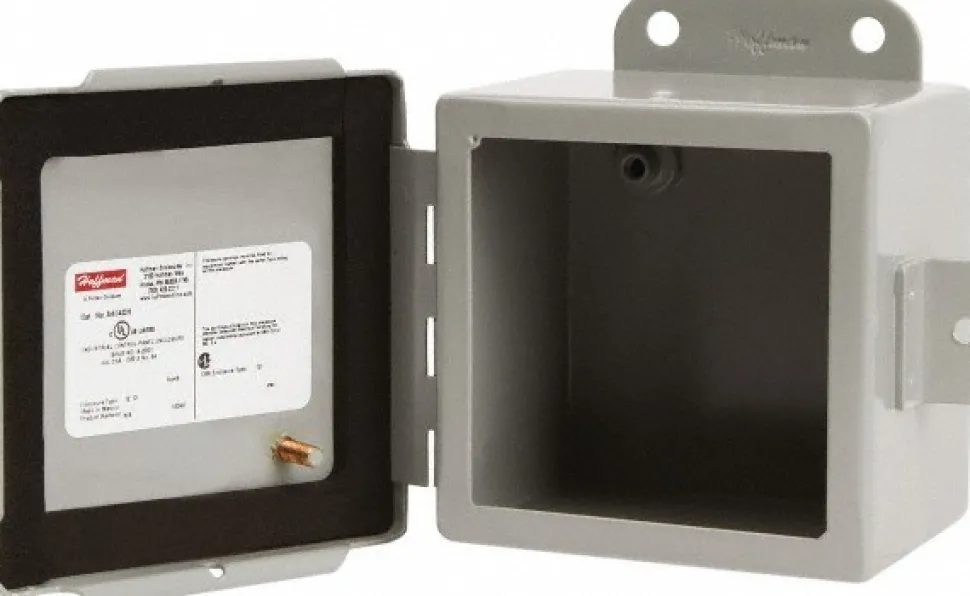 Junction Box Electrical Enclosure: Steel, NEMA 12 & 13