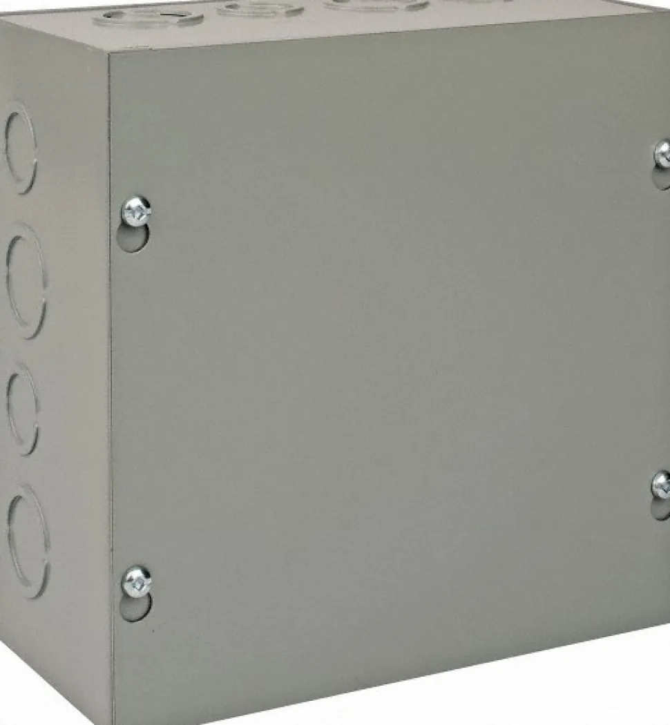 Junction Box Electrical Enclosure: Steel, NEMA 1