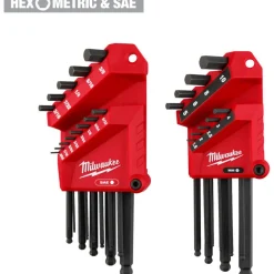 22-Key Ball End SAE & Metric L-Style Hex Key Set