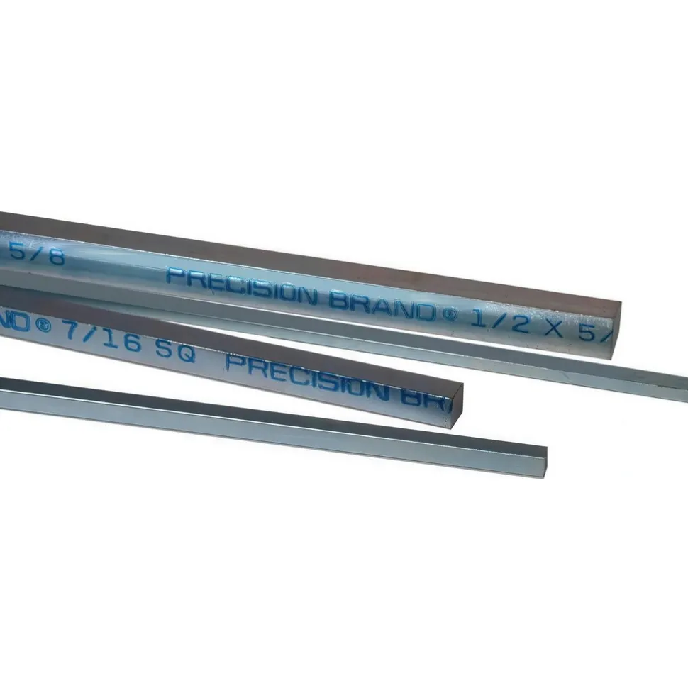 Key Stock: Key Stock Type: Square Key Stock; Material: Low-Carbon Steel; Width (Inch): 3/16