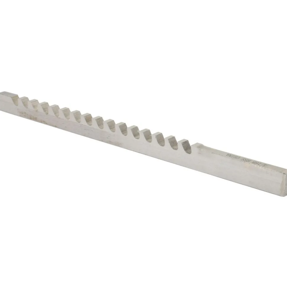 Keyway Broach: Style B, High Speed Steel, 3/16" Wide