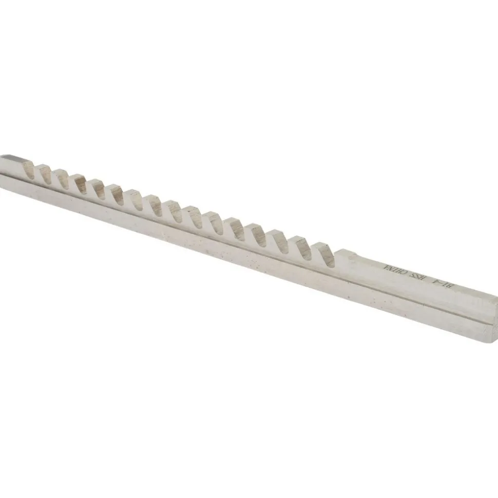Keyway Broach: Style B-1, High Speed Steel, 4 mm Wide
