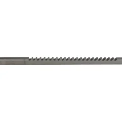 Keyway Broach: Style C, High Speed Steel, 3/8" Wide